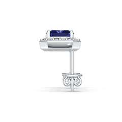 Sterling Silver Semi Mount Earrings Setting Round Rd 6x6mm DHJ