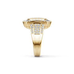 10K Gold Semi Mount Ring Setting Round Ro 2x1mm Syz Jewelry