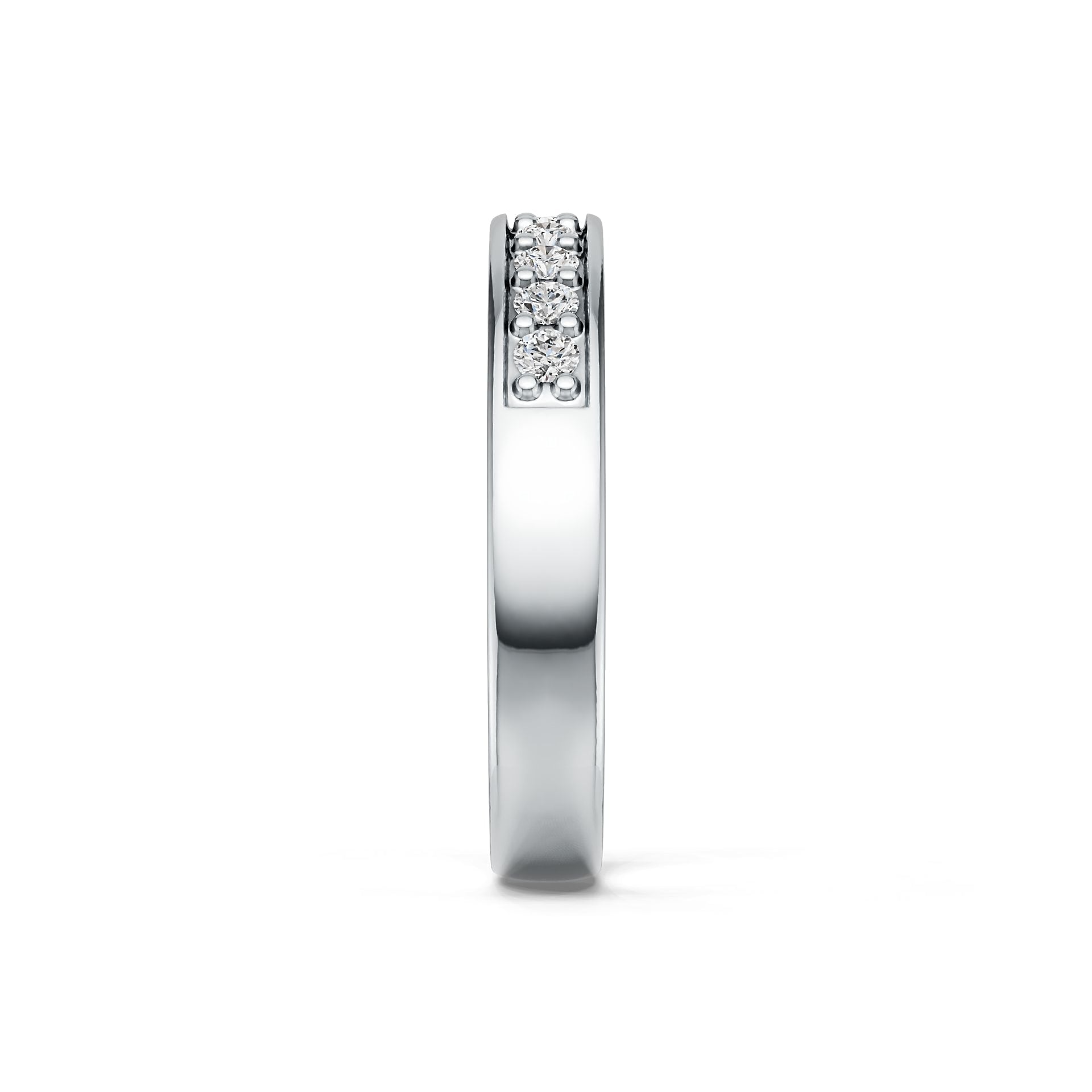 Sterling Silver Semi Mount Ring Setting Round RD 2x2mm DHJ