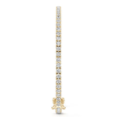 10K Gold Semi Mount Bracelet Setting Round Ro 2x2mm Syz Jewelry