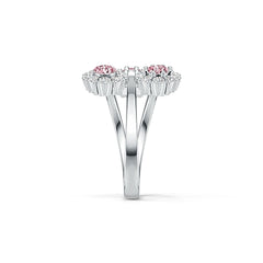 Sterling Silver Semi Mount Ring Setting Round RD 4x4mm DHJ