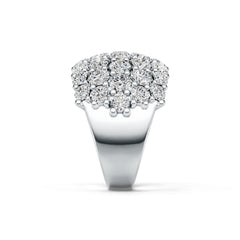 Sterling Silver Semi Mount Ring Setting Round RD 3.5mm DHJ