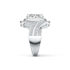 Sterling Silver Semi Mount Ring Setting Cushion CU 11X9mm DHJ