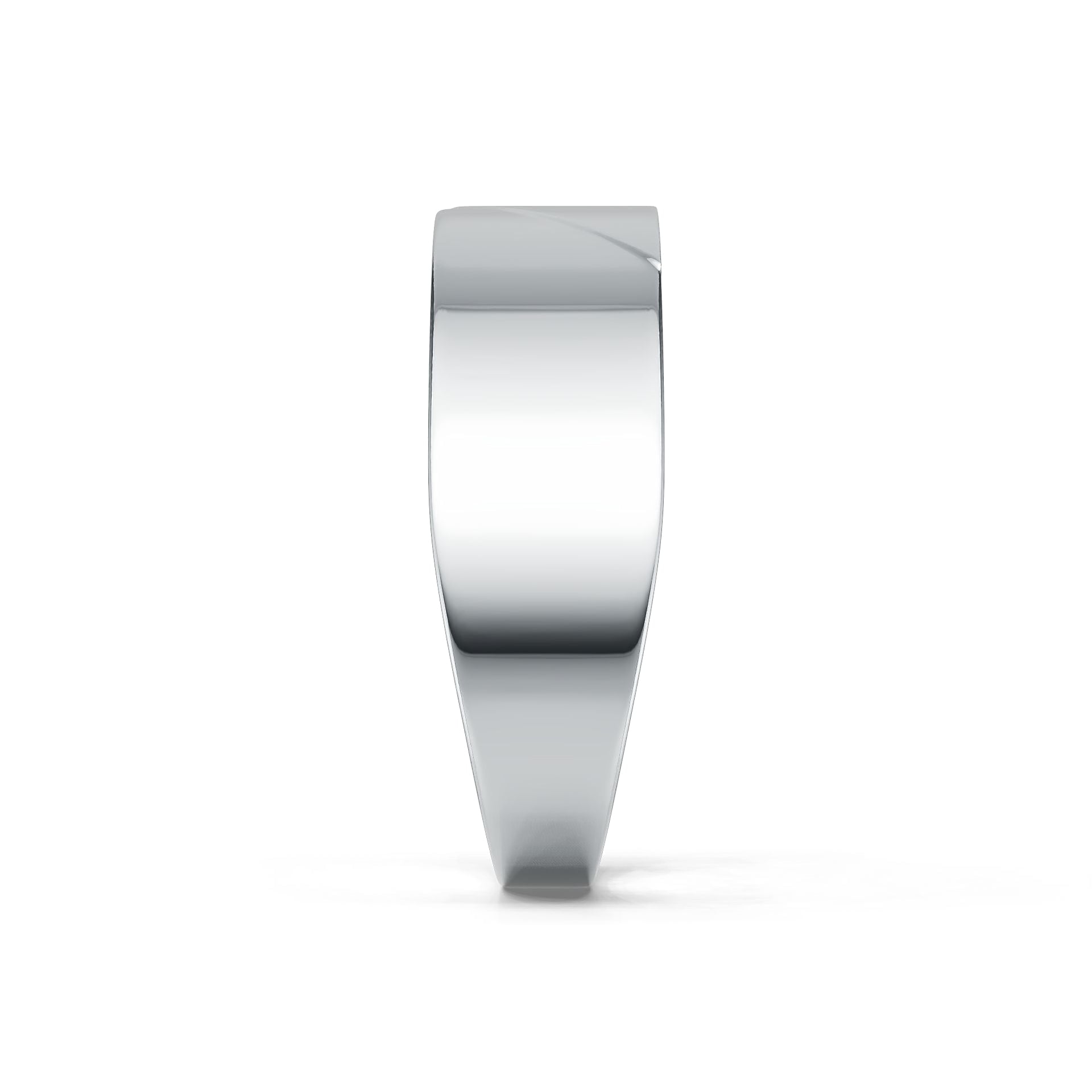 Platinum Semi Mount Ring Setting Round Ro Syz Jewelry