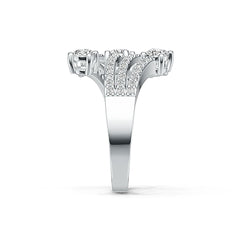Sterling Silver Semi Mount Ring Setting Round RD 4x4mm DHJ