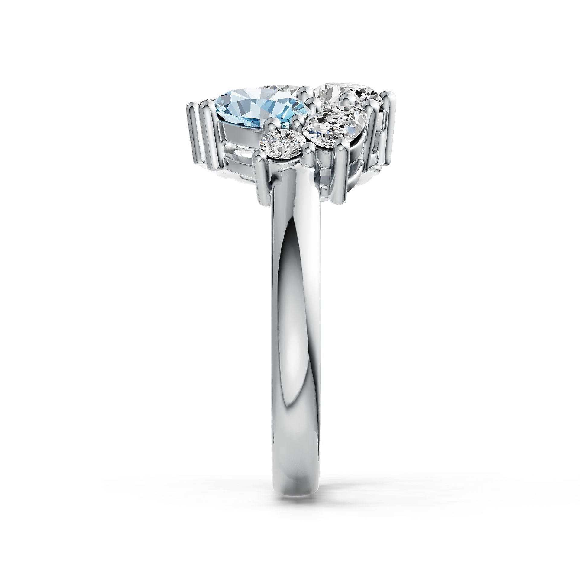 Sterling Silver Semi Mount Ring Setting Oval OV 6X4mm Syzjewelry