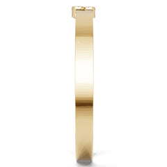 14K Gold Semi Mount Bracelet Setting Round Ro 6x6mm Syz Jewelry