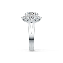 Sterling Silver Semi Mount Ring Setting Round RD 8x8mm DHJ