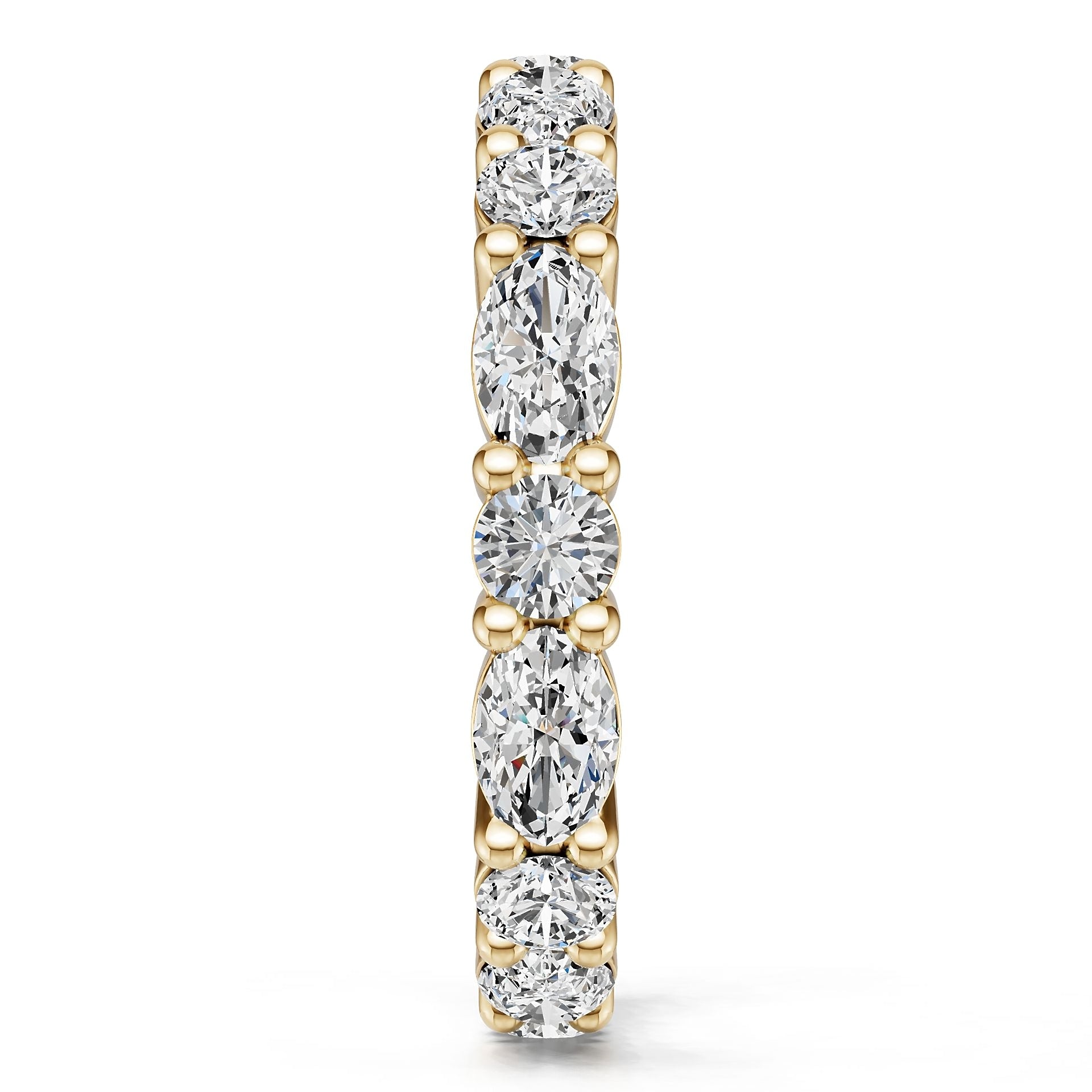 14K Gold Semi Mount Ring Setting Round Ro 5x3mm Diamond Accent Syz Jewelry