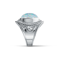 Sterling Silver Semi Mount Ring Setting Oval OV 14X10mm DHJ