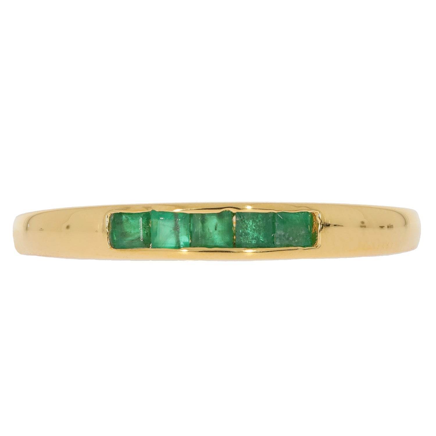 18K Gold Semi Mount Ring Setting Princess SQ 2X2mm Syzjewelry