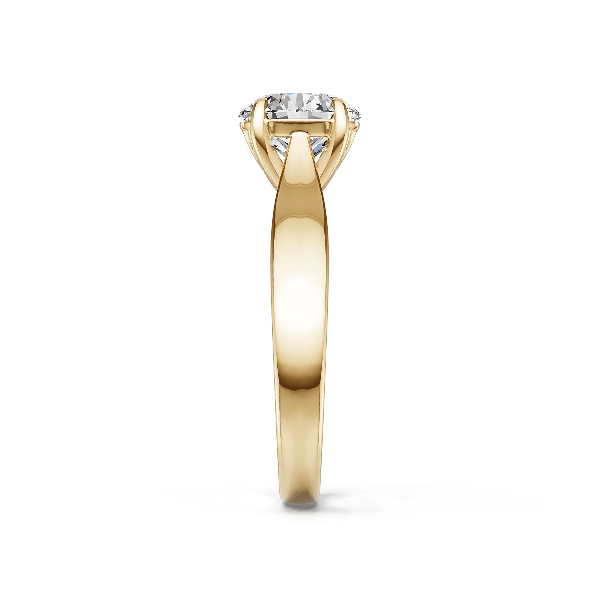 Platinum Semi Mount Ring Setting Round Ro 8x8mm Diamond Accent Syz Jewelry