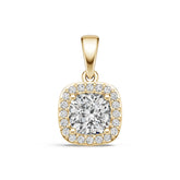 Sterling Silver Semi Mount Pendant Setting Cushion Cu 5x6mm Syz Jewelry