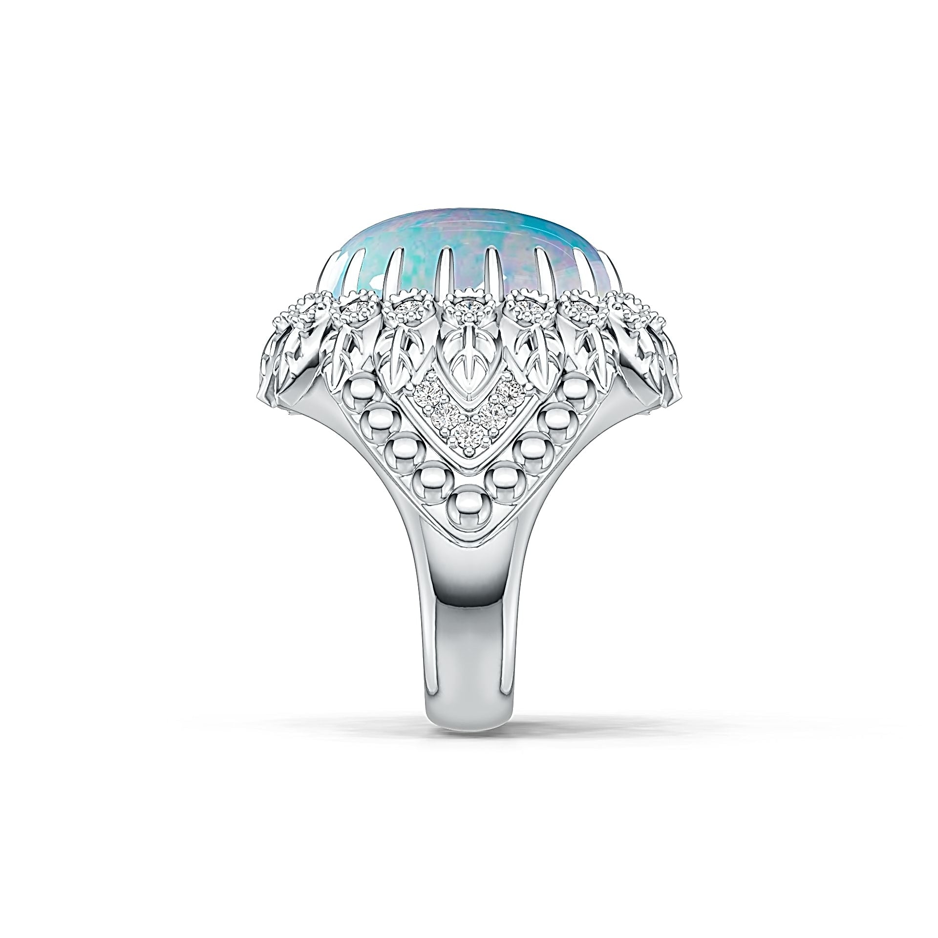 Sterling Silver Semi Mount Ring Setting Oval OV 18X13mm Syzjewelry