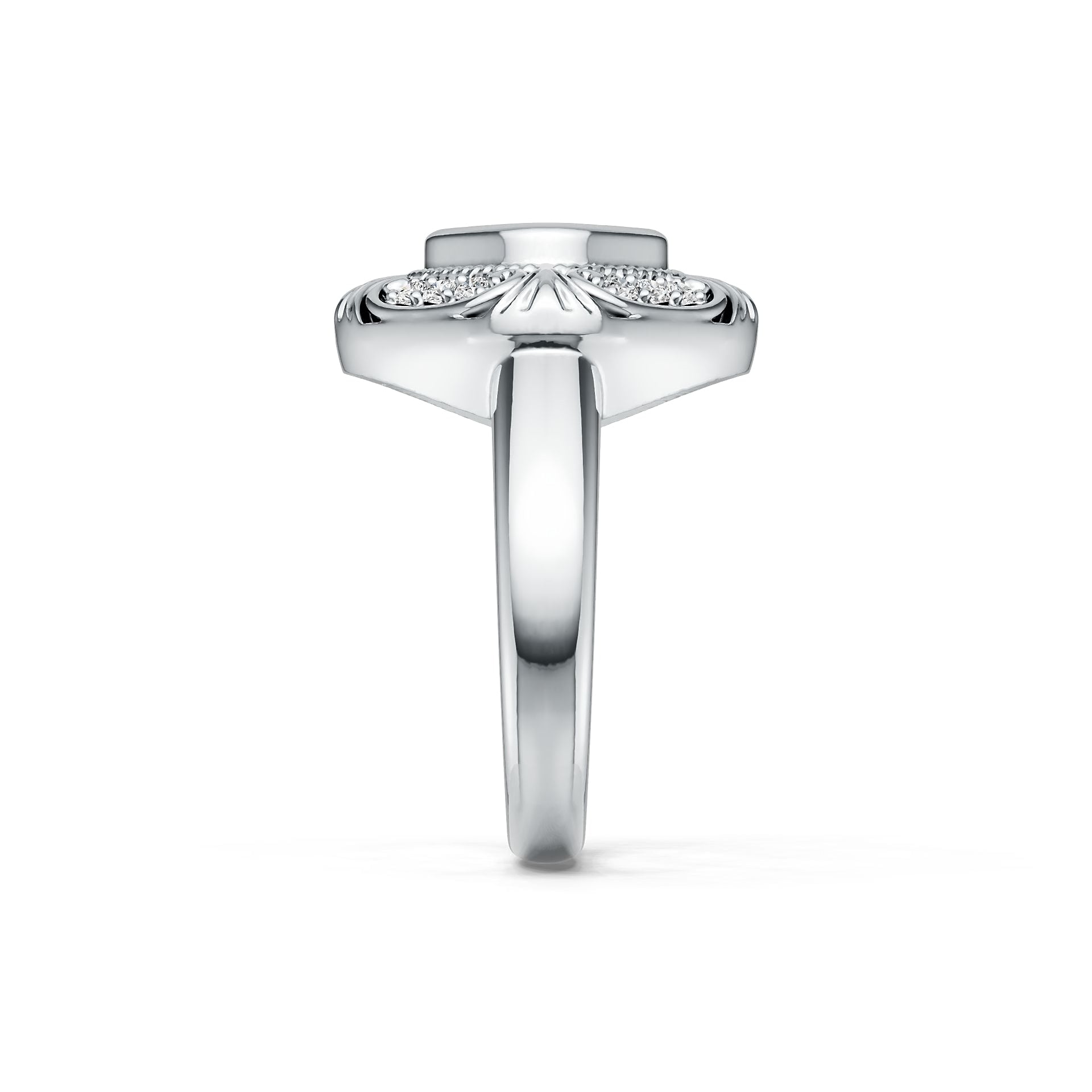 Sterling Silver Semi Mount Ring Setting Cushion CU 7X7mm DHJ