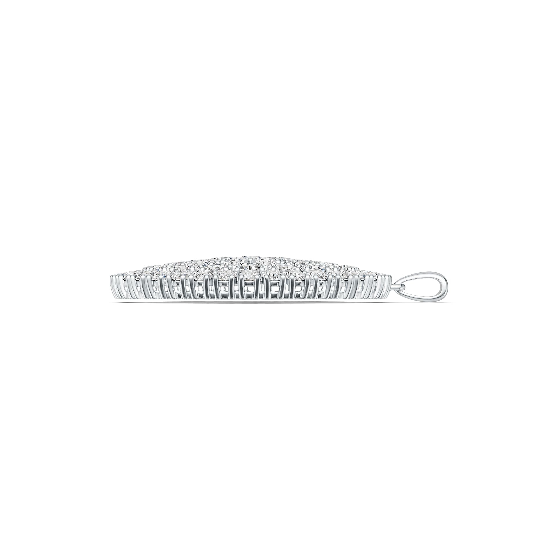 Sterling Silver Semi Mount Pendant Setting Oval OV 4X3mm DHJ