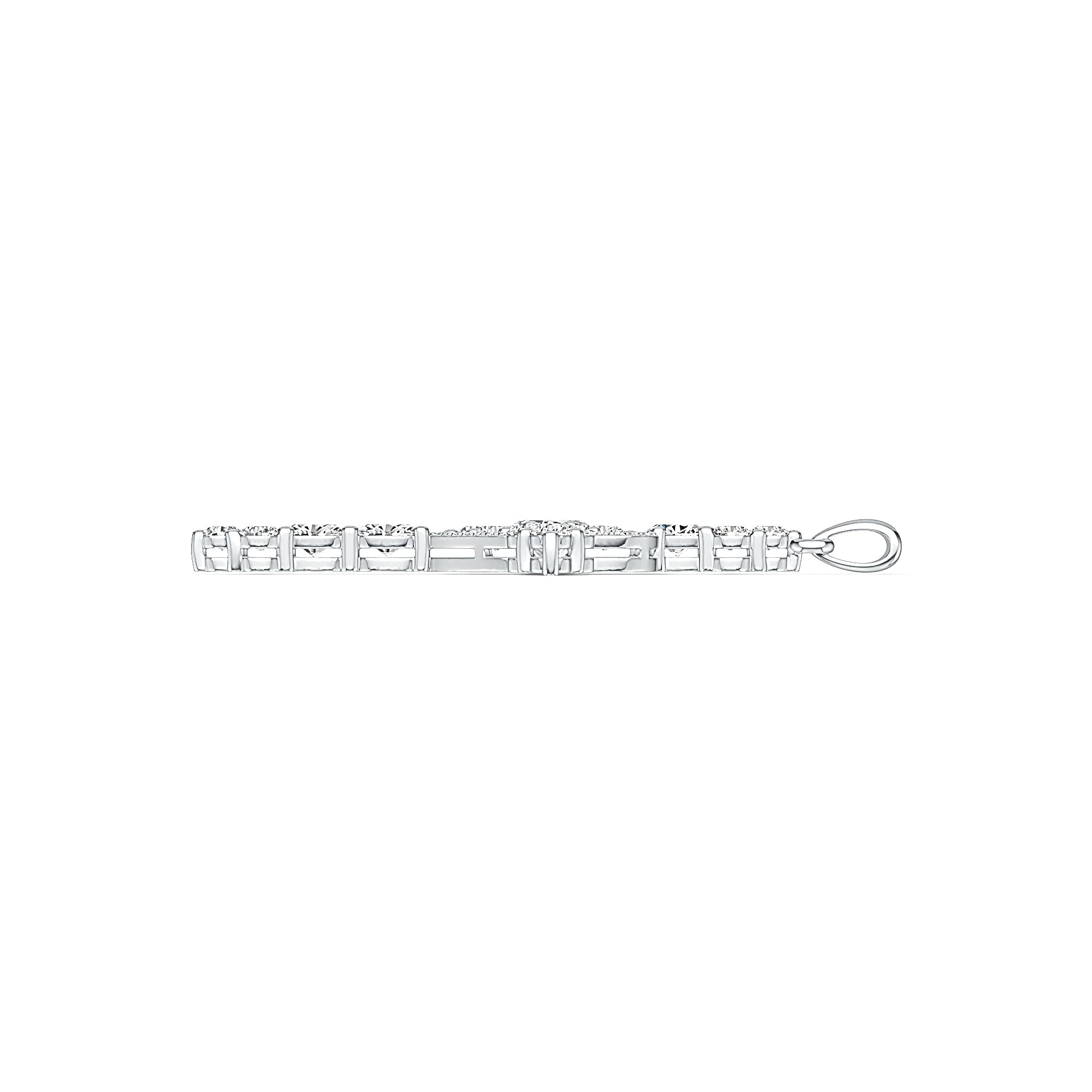 Sterling Silver Semi Mount Pendant Setting Oval OV 7X5mm OV 5X4mm DHJ