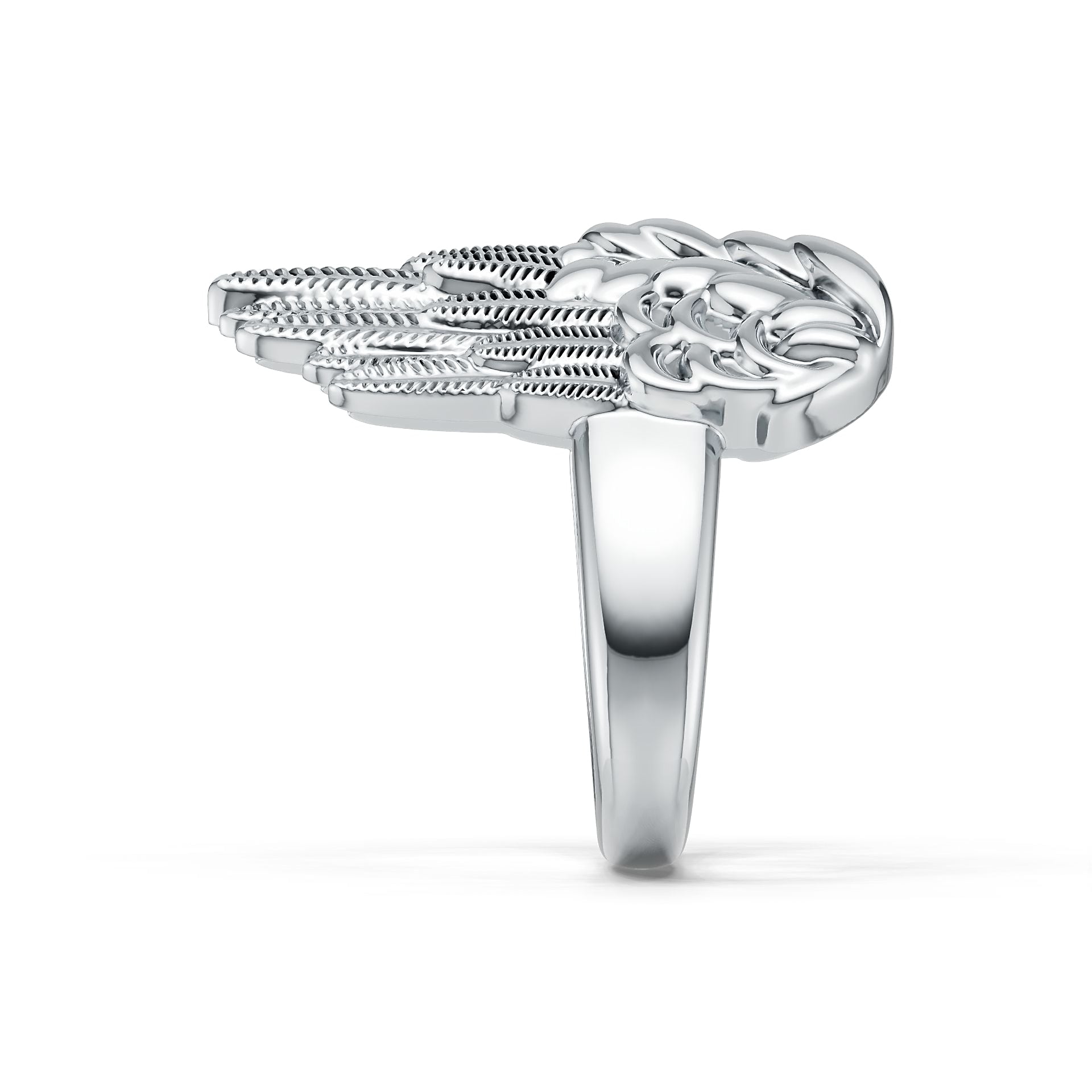 Platinum Semi Mount Ring Setting Round Ro 6x6mm Syz Jewelry