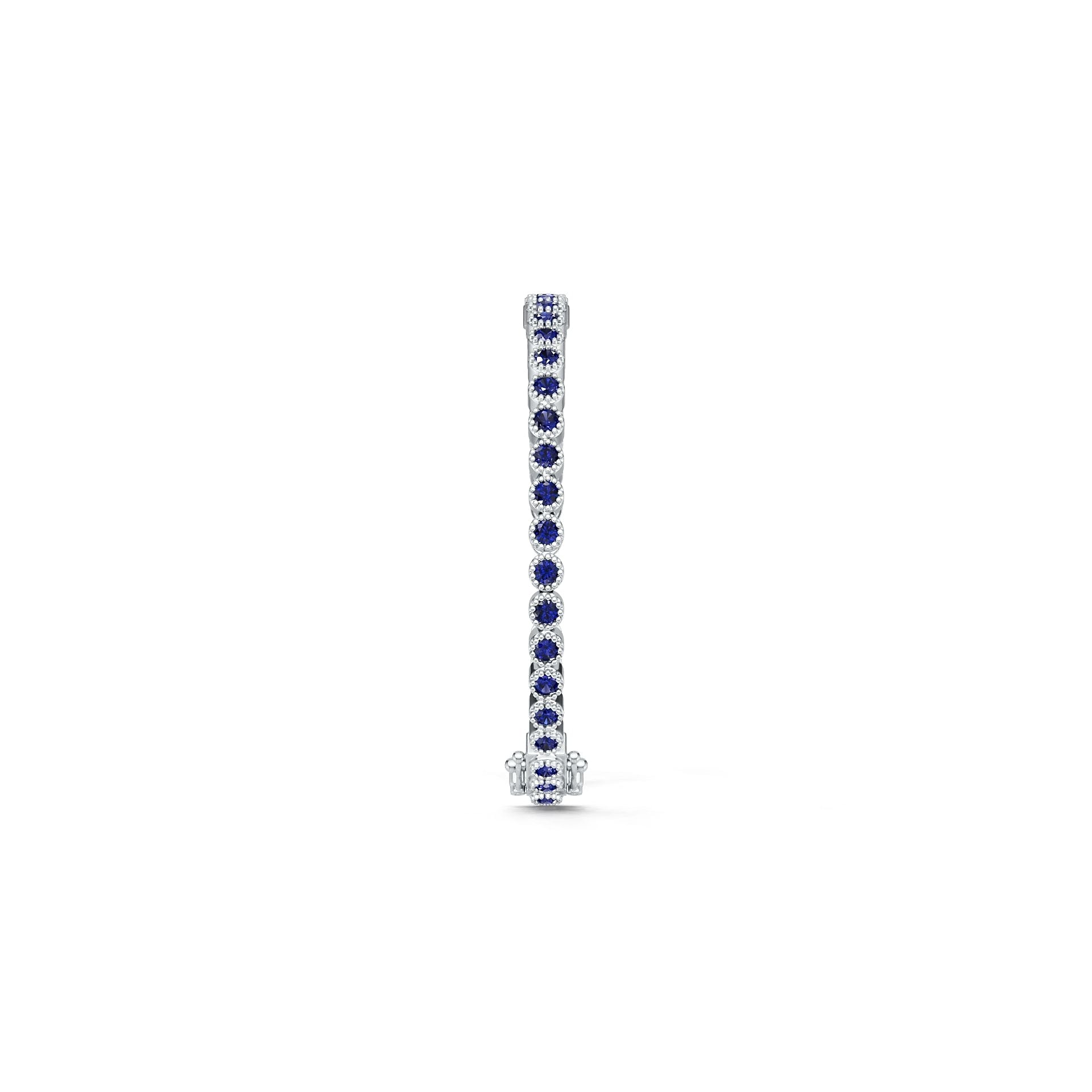 Sterling Silver Semi Mount Bracelet Setting Round RD 3x3mm DHJ
