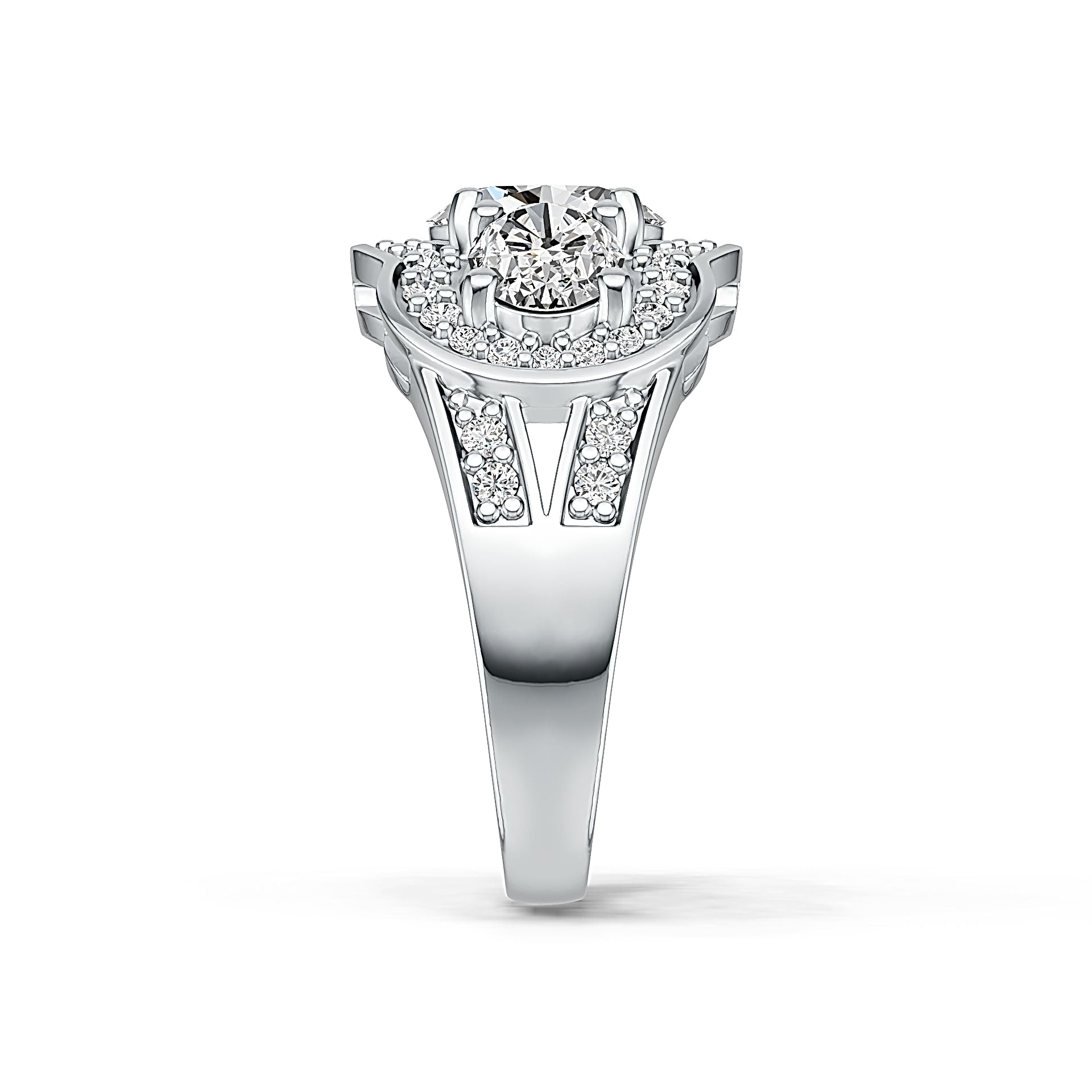 Sterling Silver Semi Mount Ring Setting Oval OV 8X6mm OV 7X5mm DHJ