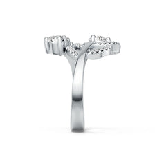 Sterling Silver Semi Mount Ring Setting Round RD 4.5mm DHJ