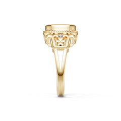 10K Gold Semi Mount Ring Setting Round Ro 6x6mm Syz Jewelry