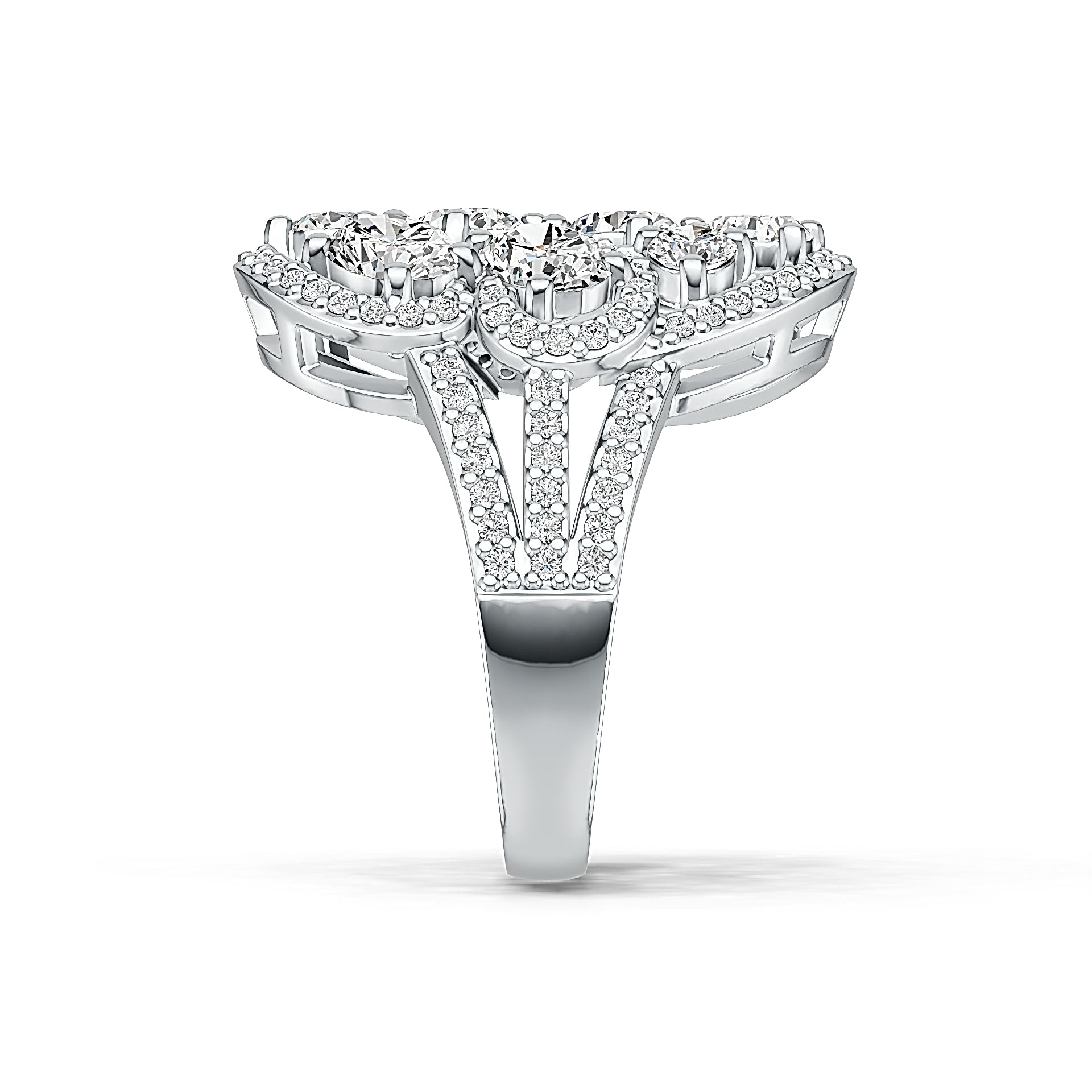 Sterling Silver Semi Mount Ring Setting Oval OV 5X4mm DHJ