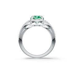 Sterling Silver Semi Mount Ring Setting Oval OV 10X8mm DHJ