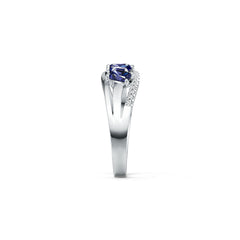 Sterling Silver Semi Mount Ring Setting Emerald Em 4x3mm Syzjewelry