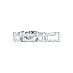 18K Gold Semi Mount Pendant Setting Marquise MQ 12X6mm Diamond Accent DHJ