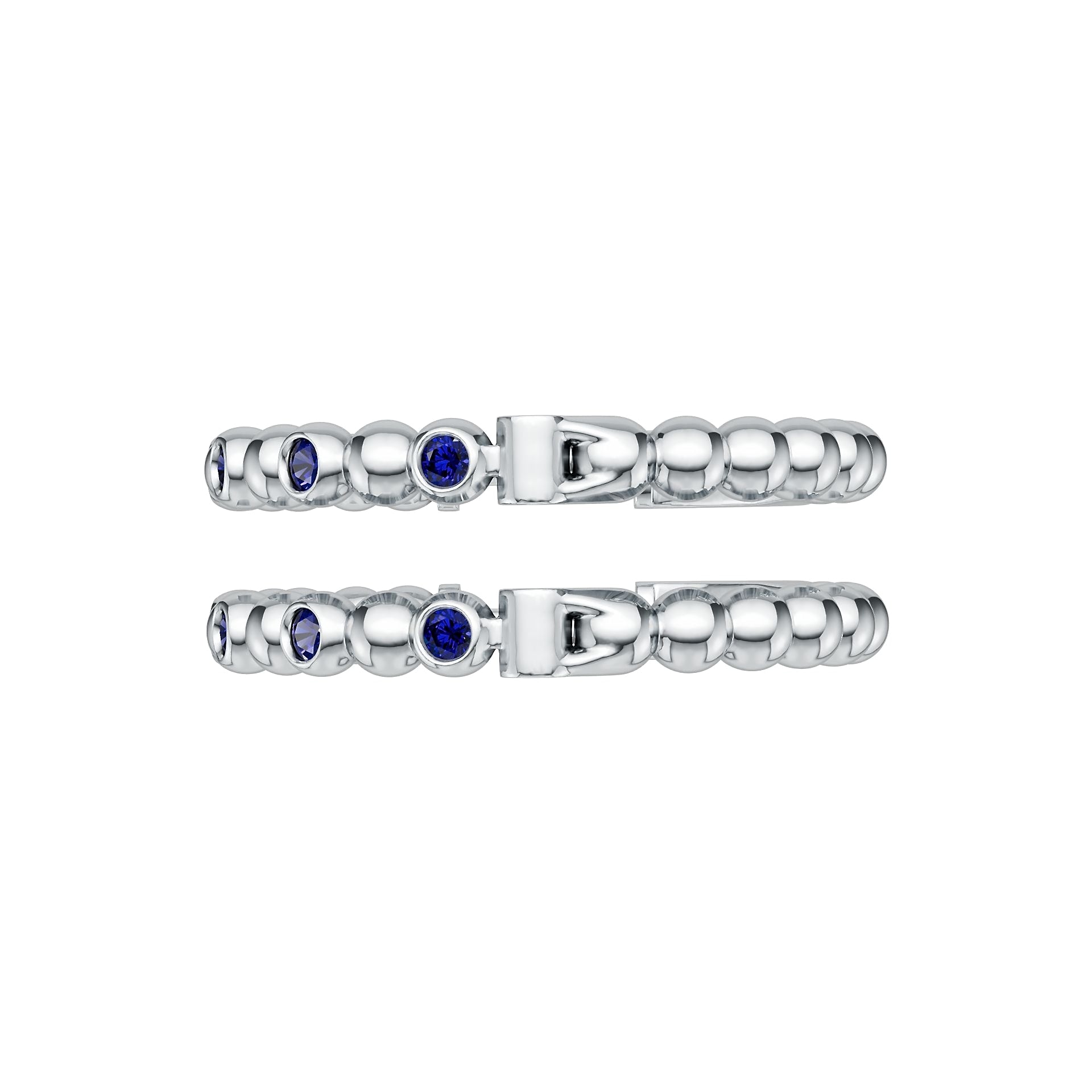 Sterling Silver Semi Mount Earrings Setting Round Ro 4x4mm Syz Jewelry