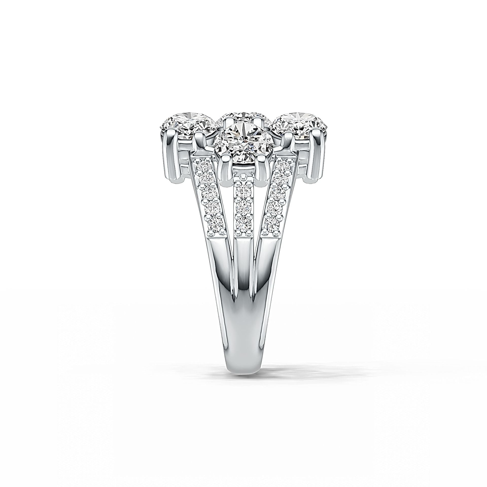 Sterling Silver Semi Mount Ring Setting Oval OV 7X5mm DHJ