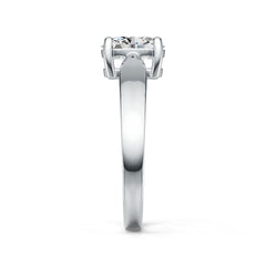 Sterling Silver Semi Mount Ring Setting Oval OV 8X6mm Solitaire DHJ