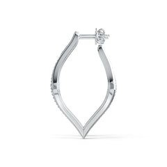 Sterling Silver Semi Mount Earrings Setting Round RD 1.25mm DHJ