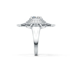 Sterling Silver Semi Mount Ring Setting Oval OV 10X8mm DHJ