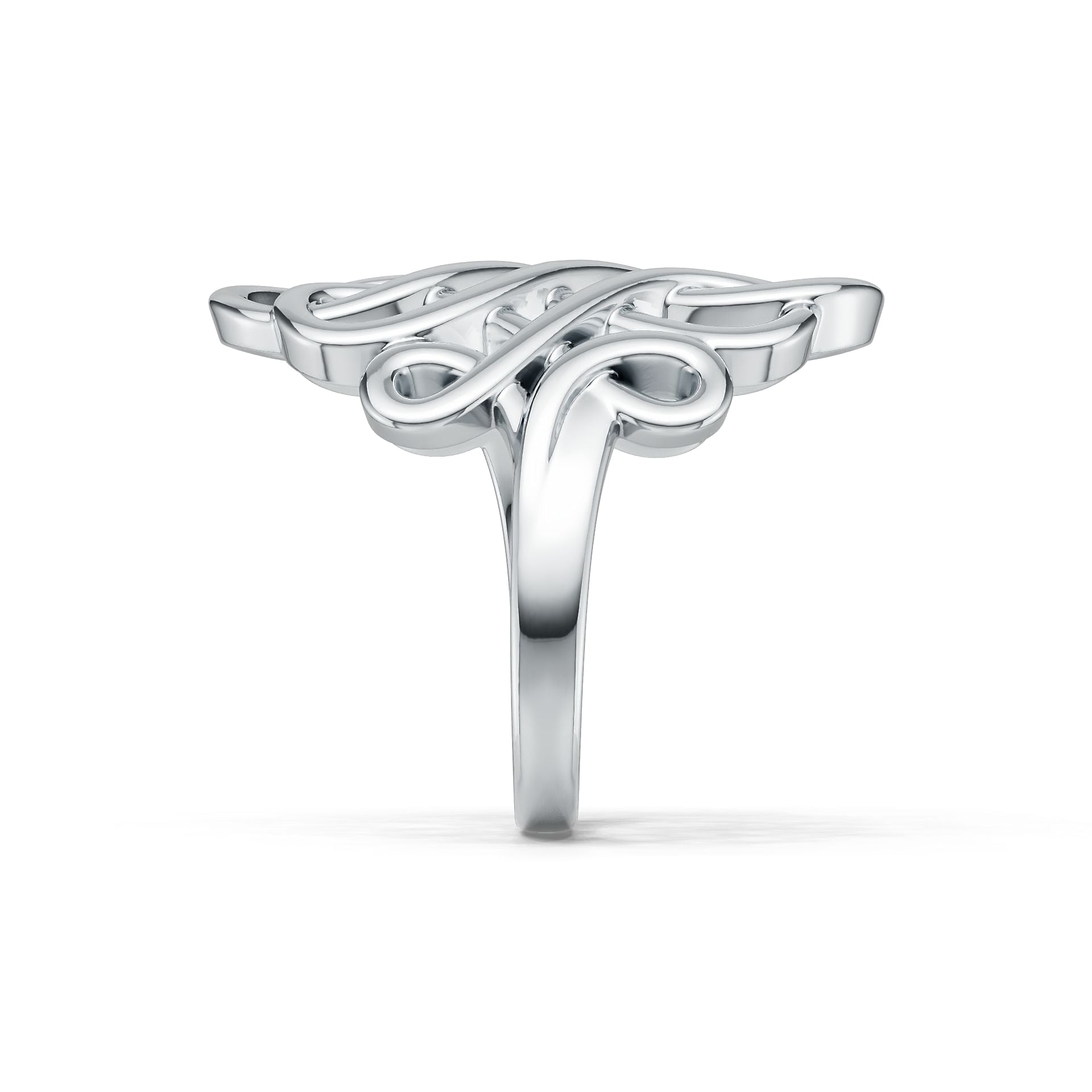 Sterling Silver Semi Mount Ring Setting Round Ro 6x6mm DHJ