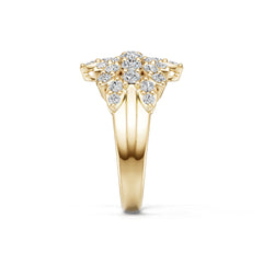 Platinum Semi Mount Ring Setting Round Ro 3x3mm Diamond Accent Syz Jewelry