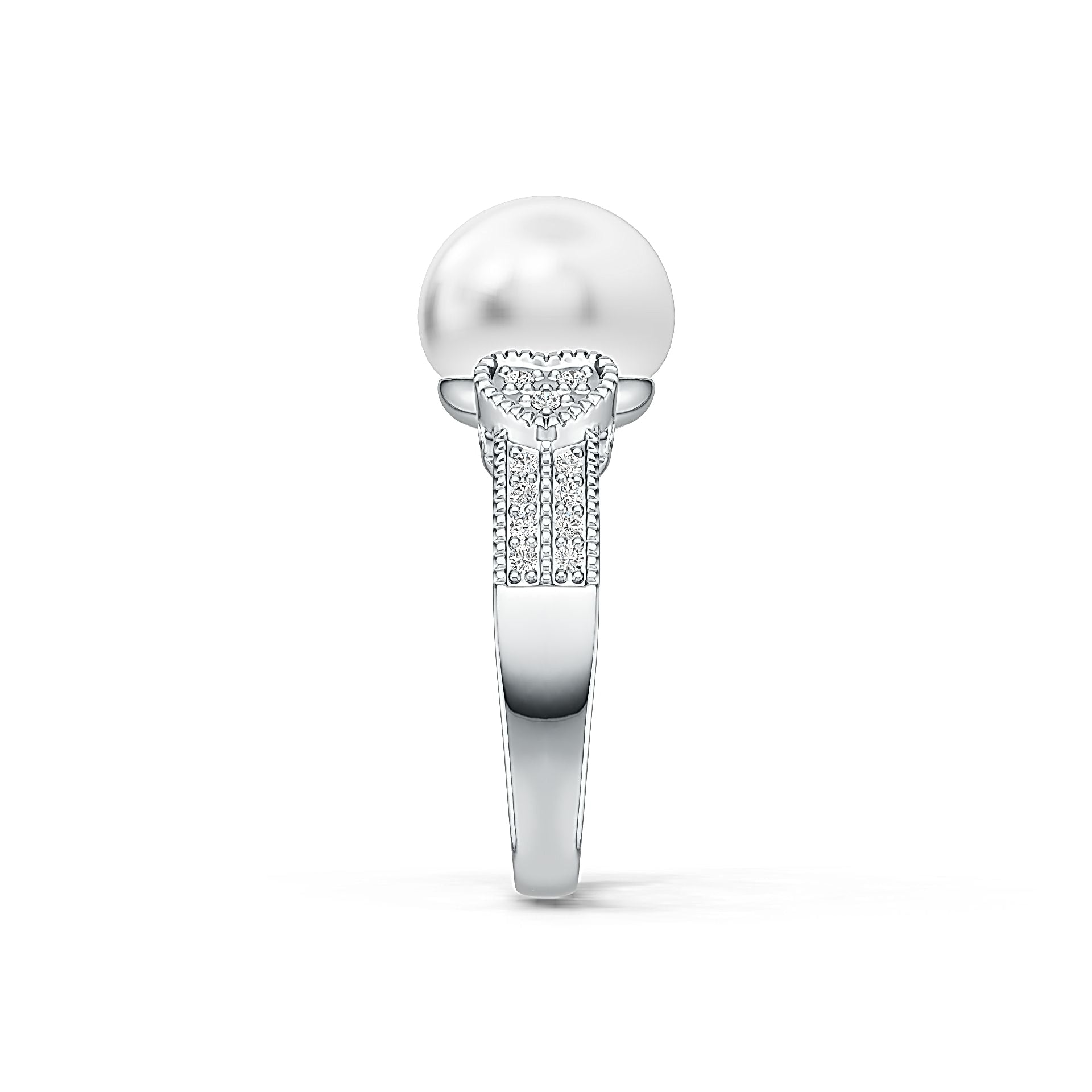 Sterling Silver Semi Mount Ring Setting Round RD 10x10mm Syzjewelry