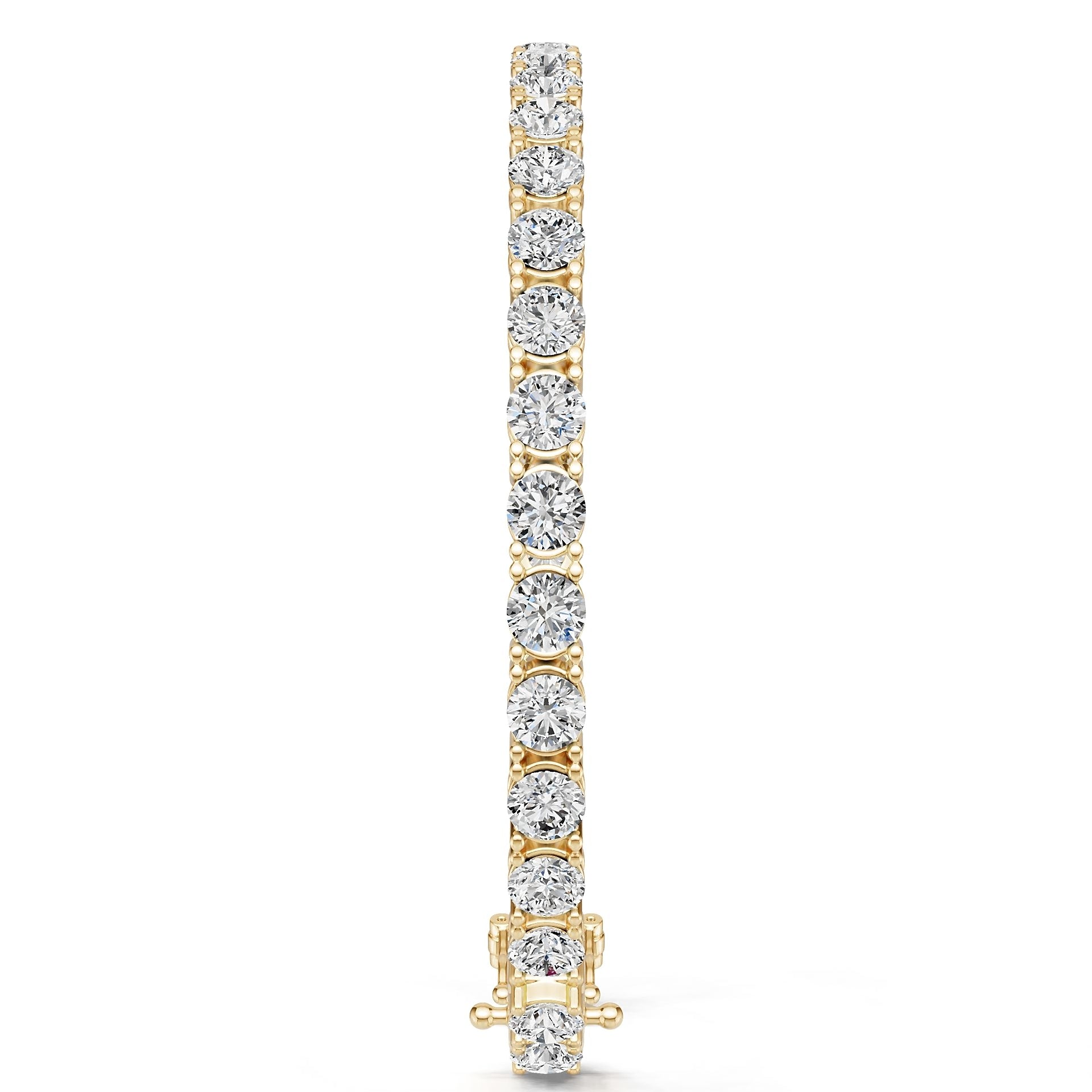 14K Gold Semi Mount Bracelet Setting Round Ro 5x5mm Diamond Accent Syz Jewelry