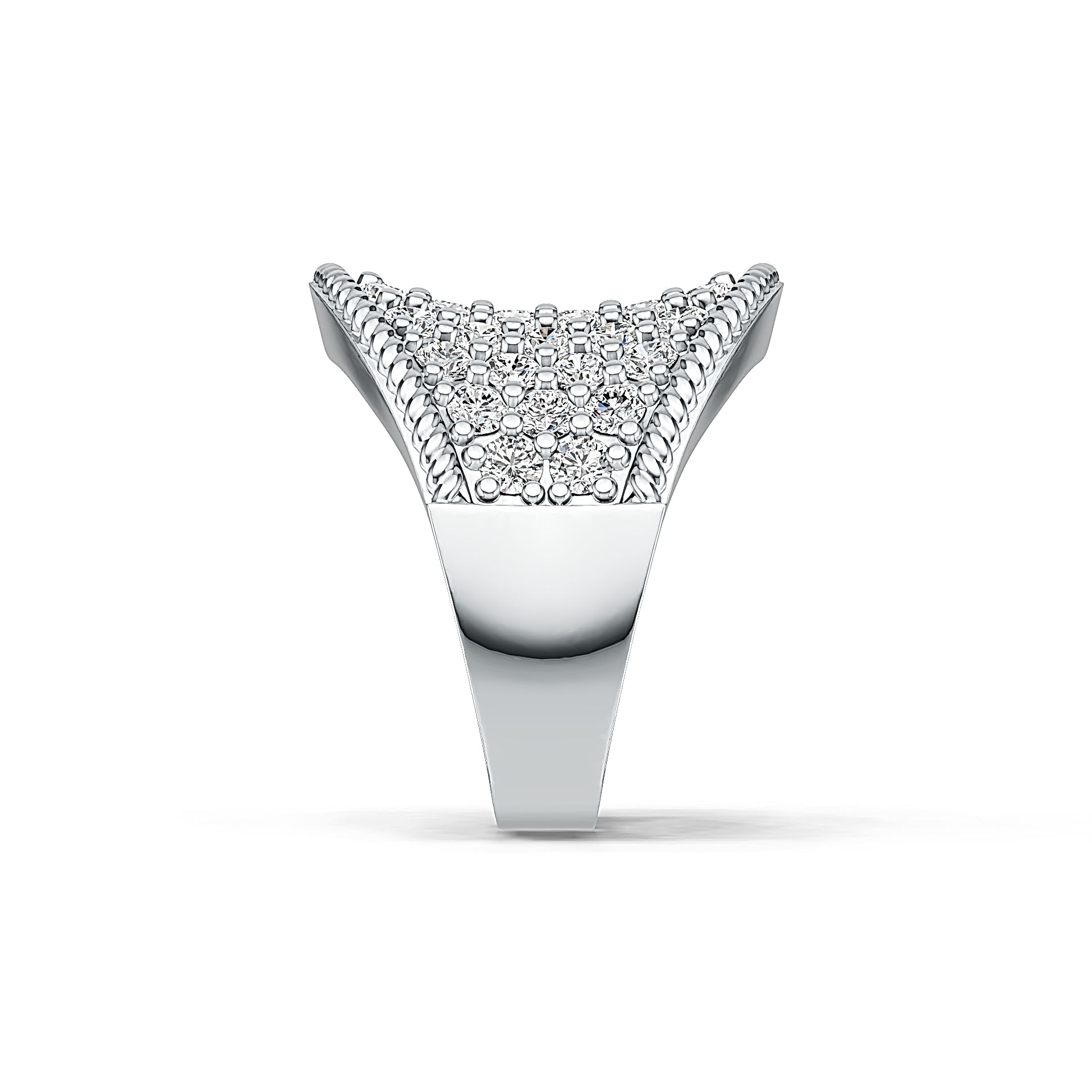 Sterling Silver Semi Mount Ring Setting Round RD 2.5mm DHJ