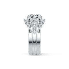 Sterling Silver Semi Mount Ring Setting Oval OV 10X8mm DHJ