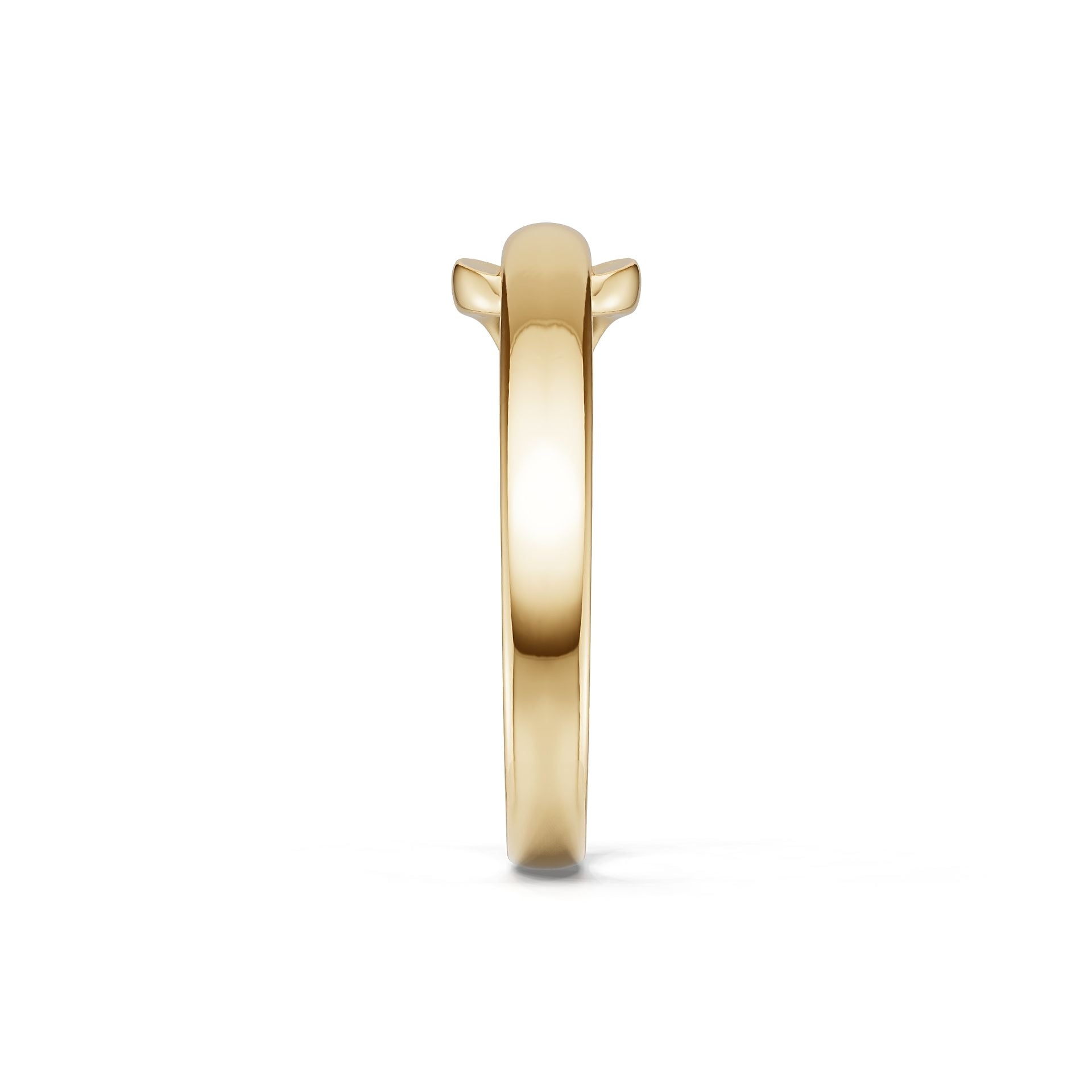 18K Gold Semi Mount Ring Setting Round Ro 6x6mm Syz Jewelry