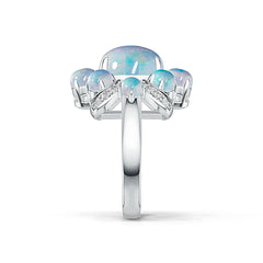 Sterling Silver Semi Mount Ring Setting Oval OV 10X8mm Cabochon DHJ