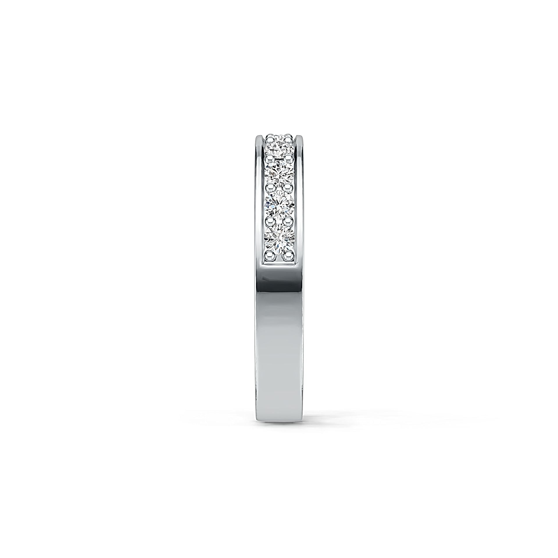 Sterling Silver Ring Heart Theme with White Topaz or Moissanite - Syzjewelry