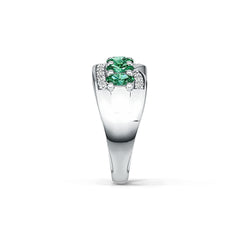 Sterling Silver Semi Mount Ring Setting Oval OV 5x3mm DHJ