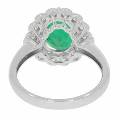 14K Gold Semi Mount Ring Setting Oval OV 10x8mm N0284PJC2 Diamond Accent Syzjewelry