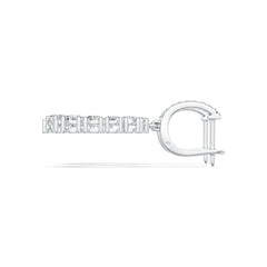 Sterling Silver Semi Mount Earrings Setting Round RD 5x5mm DHJ