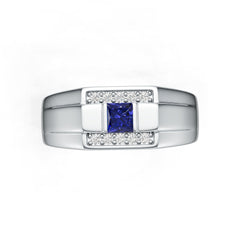 Sterling Silver Semi Mount Ring Setting Round Rd 4x4mm Diamond Accent DHJ