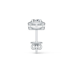 Sterling Silver Semi Mount Earrings Setting Oval OV 5X4mm DHJ