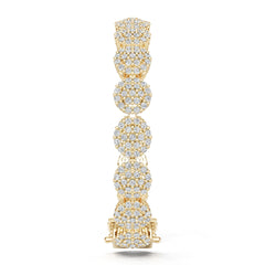 10K Gold Semi Mount Bracelet Setting Round Ro 1x1mm Syz Jewelry